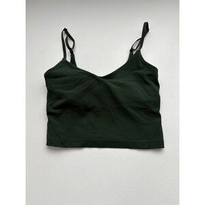Lululemon Align V Neck Tank Top Dark Green Size 2
